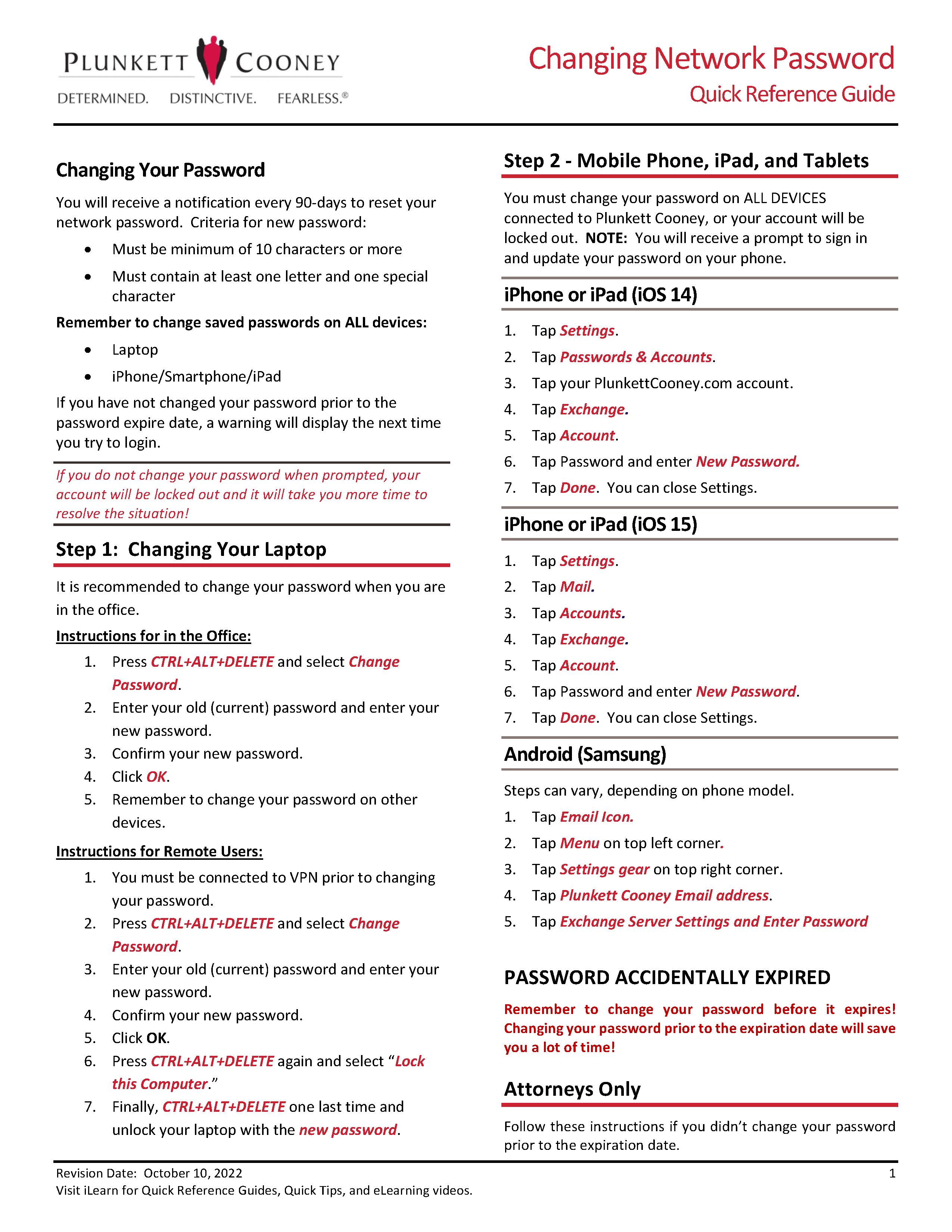 Changing Network Password Opensity Solutions