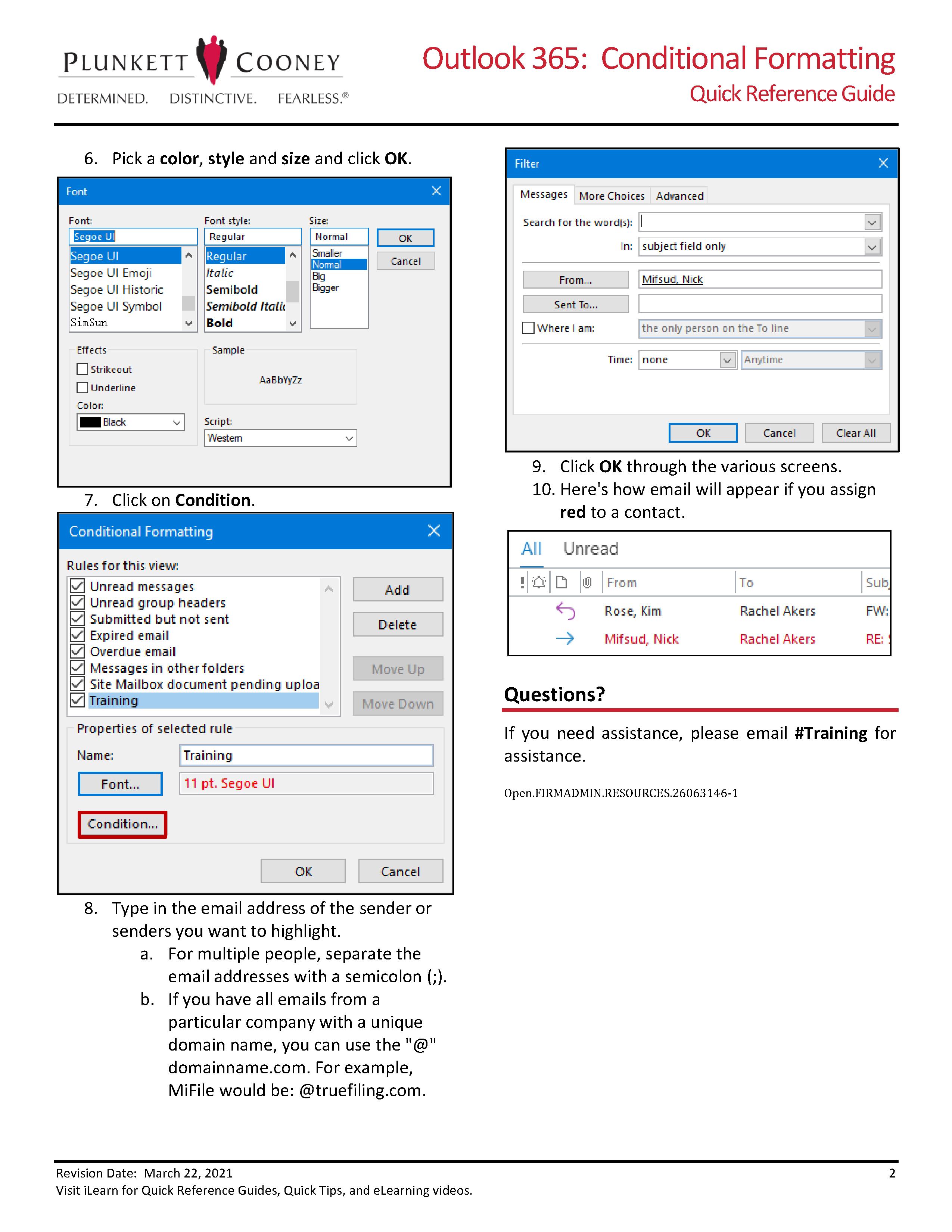 Outlook: Customizing Calendar Views with Conditional Formatting