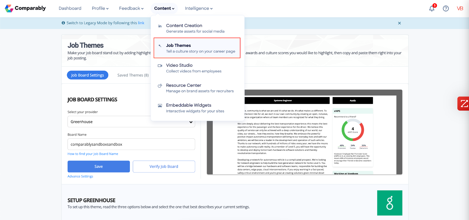 How to Create Themed Job Posts in Comparably