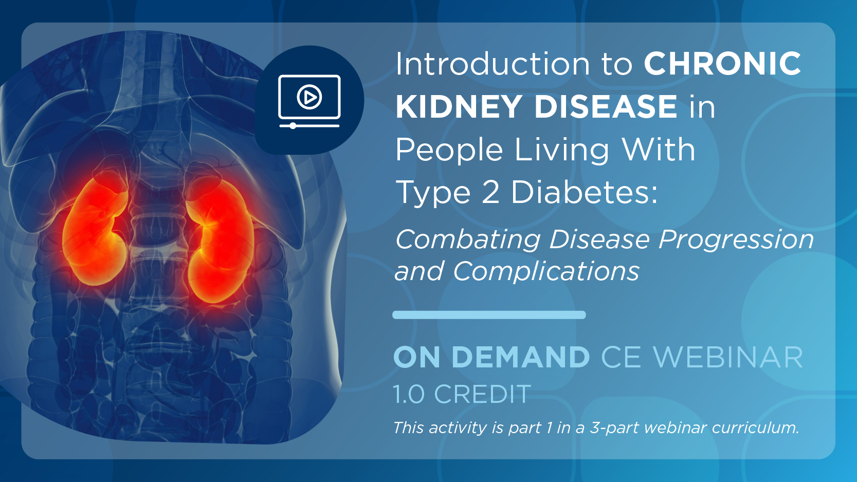 Introduction to Chronic Kidney Disease in People Living With Type 2 Diabetes: Combating Disease Progression and Complications