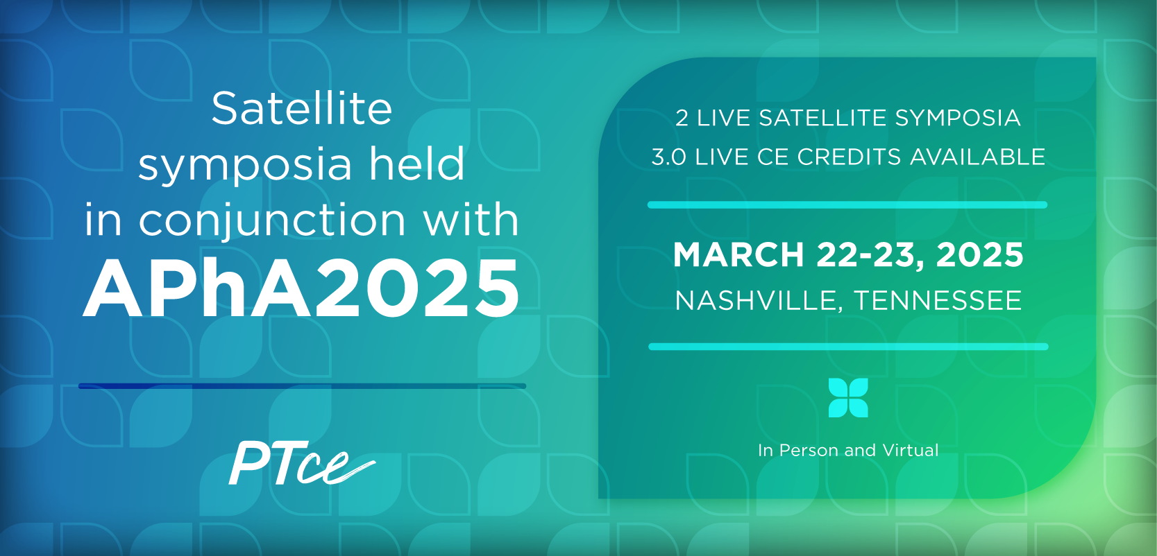 Satellite symposia held in conjunction with APhA2025