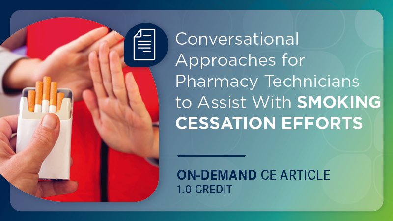 Conversational Approaches for Pharmacy Technicians to Assist With Smoking Cessation Efforts